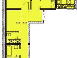 Продается 3-комнатная квартира ЖК Мега, дом 4, 76.14  м&sup2;, 7752000 рублей