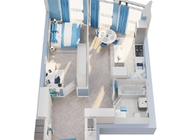 Продается 1-комнатная квартира ЖК Звезды, дом 2, 51.67  м&sup2;, 15380000 рублей