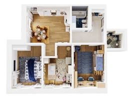 Продается 3-комнатная квартира ЖК Стрижи Сити, блок-секции 6,7, 90.1  м&sup2;, 16191000 рублей
