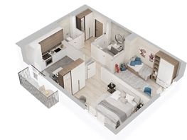 Продается 2-комнатная квартира  ЖиВой комплекс на Кузьмихе, 61.13  м&sup2;, 11400000 рублей