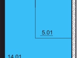 Продается 1-комнатная квартира ЖК Мега, дом 4, 29.72  м&sup2;, 3848000 рублей