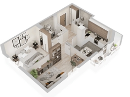 Продается 2-комнатная квартира  ЖиВой комплекс на Кузьмихе, 58.07  м&sup2;, 8400000 рублей