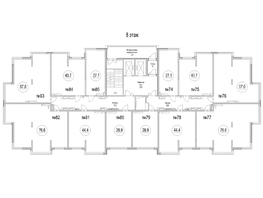 Продается 1-комнатная квартира ЖК Сити-парк, дом 9, 40.7  м², 4965400 рублей