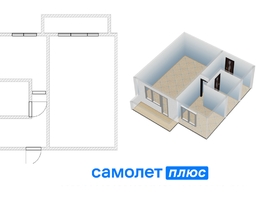 Продается 1-комнатная квартира Попова ул, 32.4 м², 2900000 рублей