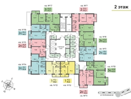 Продается 2-комнатная квартира ЖК Планета, корпус 2, 51.8 м², 7886692 рублей