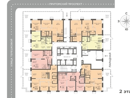 Продается 2-комнатная квартира ЖК Столичный, 52.7 м², 9486000 рублей