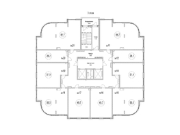 Продается 1-комнатная квартира ЖК Панорама, (Октябрьский, 32а к.1), 49.7 м², 7566825 рублей