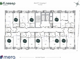 Продается 1-комнатная квартира ЖК Клевер, 28.86  м², 4956000 рублей