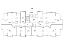 Продается 3-комнатная квартира ЖК Сити-парк, дом 8, 76.6  м², 9506060 рублей