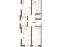 Продается 3-комнатная квартира ЖК НОВА на Московском, 77.92  м², 12025319 рублей