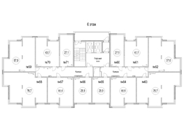 Продается 1-комнатная квартира ЖК Новоильинка, 2 этап, 44.4  м&sup2;, 6637800 рублей