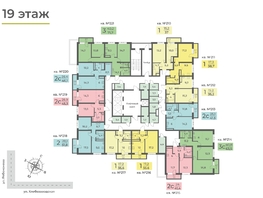 Продается 2-комнатная квартира ЖК Планета, корпус 3, 41.5  м&sup2;, 6598500 рублей