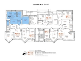 Продается 3-комнатная квартира ЖК Кузнецкий, дом 9, 76.1  м&sup2;, 9290700 рублей