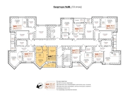 Продается 2-комнатная квартира ЖК Кузнецкий, дом 9, 47.2  м&sup2;, 6988400 рублей