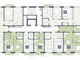 Продается 1-комнатная квартира ЖК Дом в Мичуринском, корпус 2.2, 41.46 м², 4338180 рублей