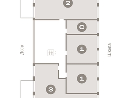 Продается 1-комнатная квартира ЖК Европейский берег, дом 45, 48.03 м², 7610000 рублей