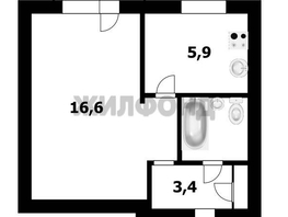 Продается 1-комнатная квартира Зорге ул, 29.3 м², 2650000 рублей