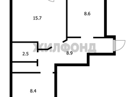 Продается 2-комнатная квартира Большая ул, 45.4 м², 4230000 рублей