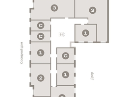 Продается 3-комнатная квартира ЖК Пшеница, 6.1, 83.55 м², 9780000 рублей