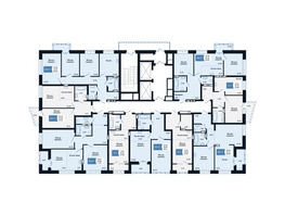 Продается 3-комнатная квартира ЖК Салют, дом 2, 55.06 м², 8400000 рублей