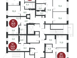 Продается Студия ЖК Скандинавские кварталы, дом 1, 24.8 м², 4434800 рублей