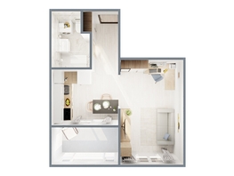 Продается 1-комнатная квартира ЖК Самоцветы, Бирюза дом 2, 34.1 м², 4612127 рублей