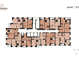 Продается 2-комнатная квартира ЖК Академия, дом 3, 48.4 м², 10250000 рублей