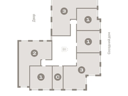 Продается 3-комнатная квартира ЖК Пшеница, дом 2.1, 99.22 м², 16020000 рублей