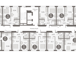 Продается 3-комнатная квартира ЖК Первый на Титова, 74.61  м², 7738000 рублей