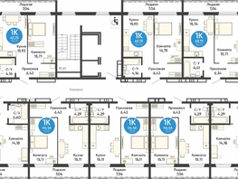 Продается 1-комнатная квартира ЖК Квартал на Большой, дом 1, 45.75 м², 4662576 рублей