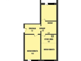 Продается 2-комнатная квартира ЖК Династия, дом 909, 70.1 м², 7000000 рублей