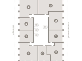 Продается 2-комнатная квартира ЖК Мылзавод, дом 9, 67.06 м², 13510000 рублей