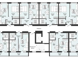 Продается 1-комнатная квартира ЖК Одоевский, дом 4, 44.28 м², 4635900 рублей