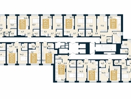 Продается 2-комнатная квартира ЖК Первый на Есенина, дом 3, 56.1  м², 8620700 рублей