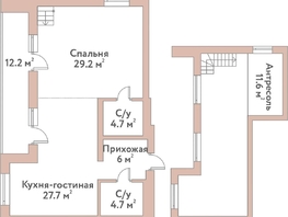 Продается 1-комнатная квартира ЖК Флора и Фауна, 18а, 85.7  м&sup2;, 39600000 рублей