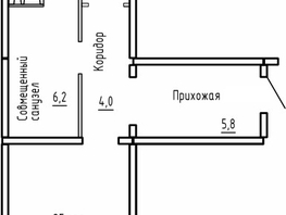 Продается 1-комнатная квартира ЖК Самоцветы, Бирюза дом 2, 45.8  м², 4600000 рублей