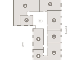 Продается 1-комнатная квартира ЖК Европейский берег, дом 44, 63.4 м², 10760000 рублей