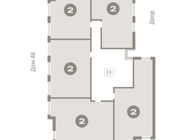 Продается 2-комнатная квартира ЖК Европейский берег, дом 49, 72.1 м², 11570000 рублей