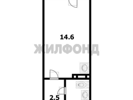 Продается Студия Петухова ул, 20.1  м², 2450000 рублей