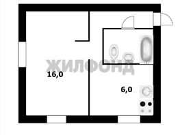 Продается 1-комнатная квартира Блюхера ул, 31  м², 3600000 рублей
