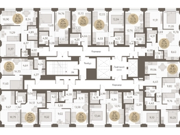 Продается 2-комнатная квартира ЖК Urban-peaks (Урбан Пикс), 39.9 м², 6128600 рублей