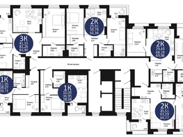 Продается 1-комнатная квартира ЖК Первый на Рябиновой, 38.68 м², 5384700 рублей
