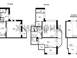 Продается 4-комнатная квартира Галущака ул, 217.9  м&sup2;, 22222222 рублей