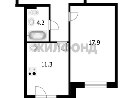 Продается 1-комнатная квартира ЖК Фламинго, дом 5, 43.9 м², 4900000 рублей
