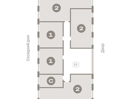 Продается 2-комнатная квартира ЖК Пшеница, дом 5.2, 102.51 м², 11710000 рублей