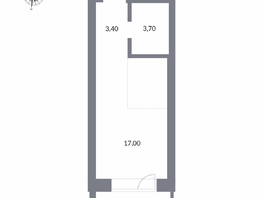 Продается Студия ЖК Державина, 50, 27.7  м², 7200000 рублей