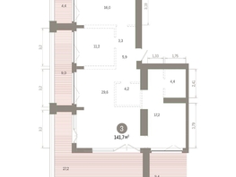 Продается 3-комнатная квартира ЖК Европейский берег, дом 45, 141.74  м², 19600000 рублей