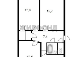 Продается 3-комнатная квартира Шукшина ул, 58.4  м&sup2;, 5500000 рублей