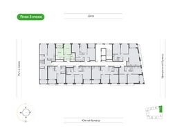 Продается 1-комнатная квартира  Природные кварталы Сибирия, 36.1  м&sup2;, 4645629 рублей