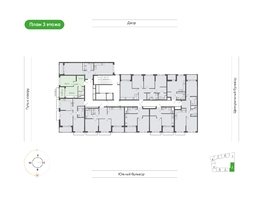 Продается 1-комнатная квартира  Природные кварталы Сибирия, 34.4  м&sup2;, 4556442 рублей